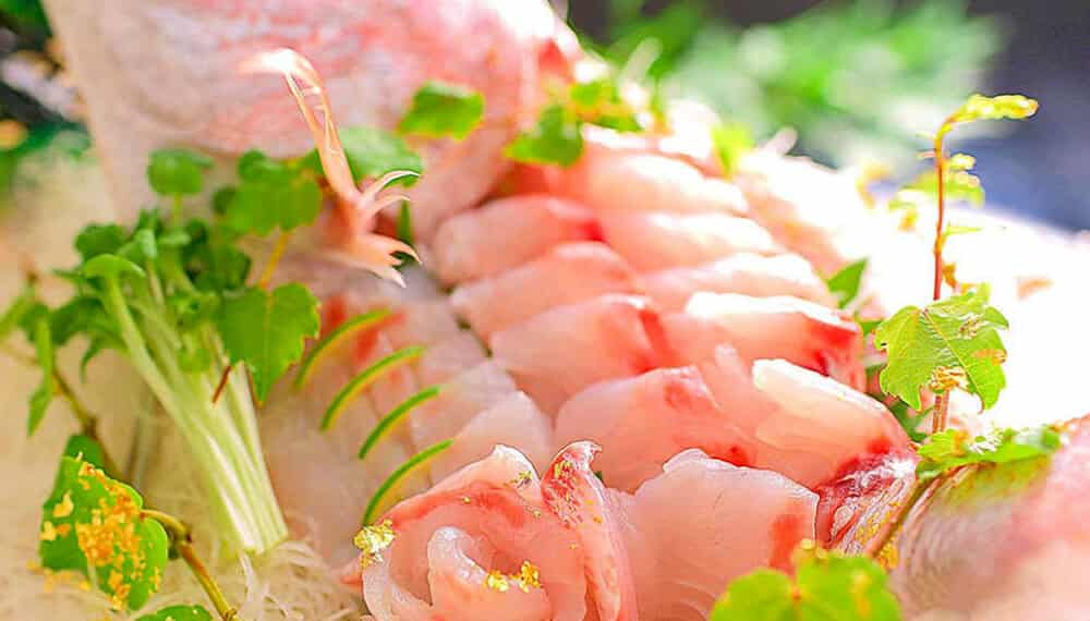 活鯛舟盛懐石プラン