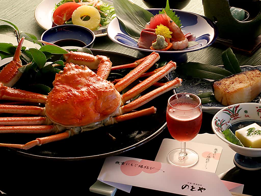 蟹姿盛り付会席