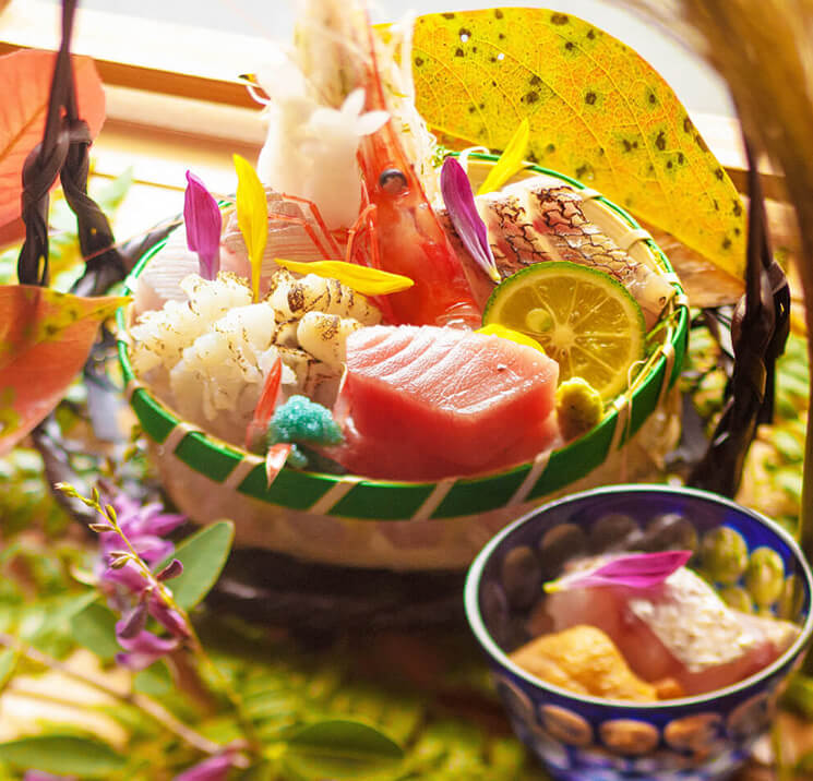 季節の味わいと彩りが豊かな創作懐石