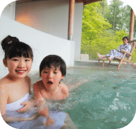 三世代・お子様連れで温泉を楽しむ