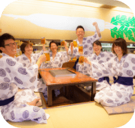 わいわい楽しむ社員旅行