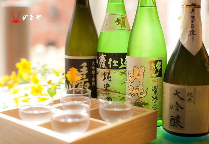 トロリとした吟醸酒と相性抜群です